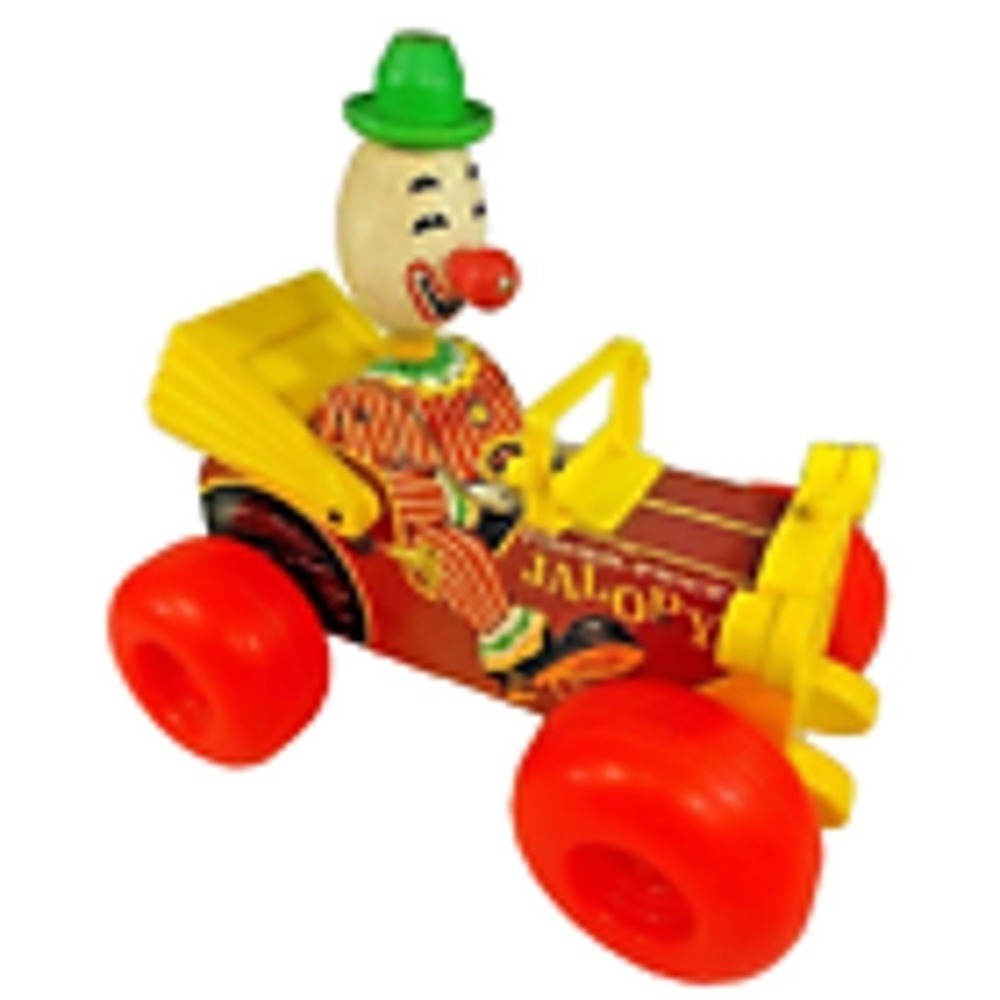 Fisher Price Jalopy Pull Toy #724 1965 Vintage